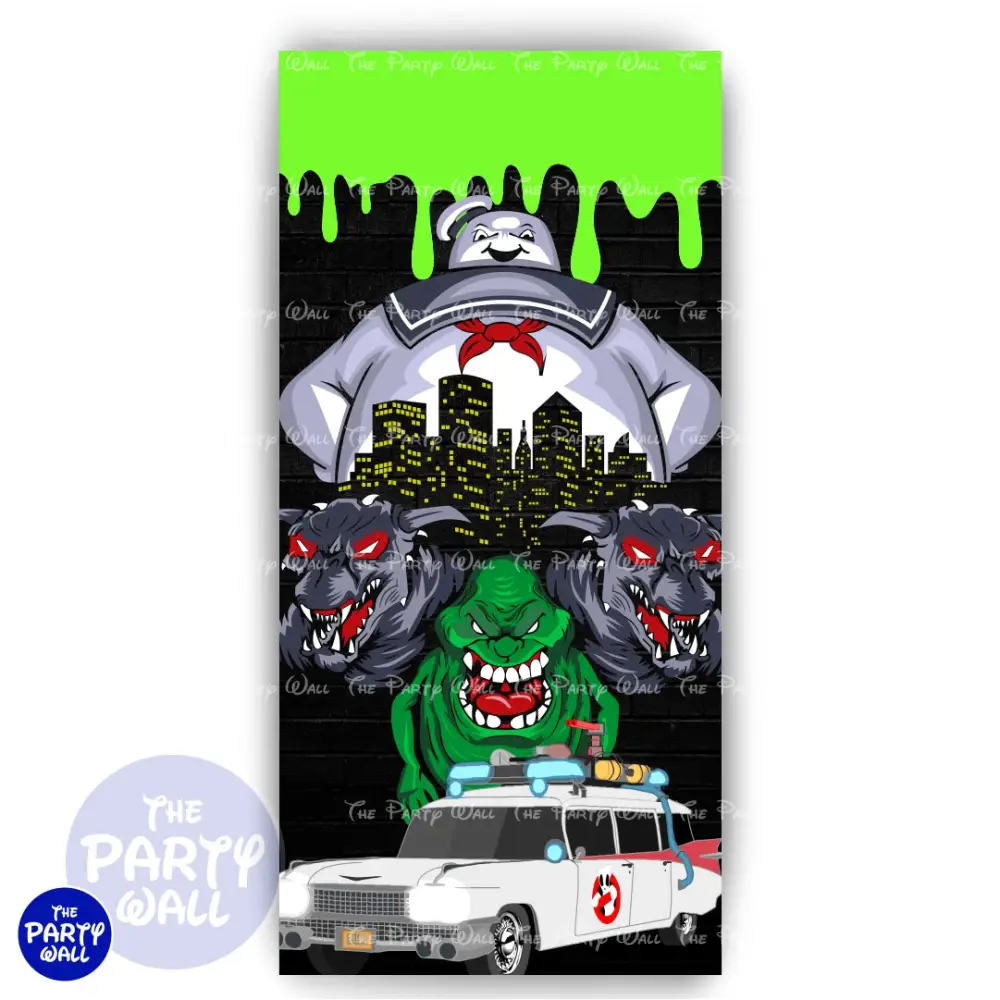 Ghost Busters - Funda para mampara de punta redonda o rectangular The Party Wall