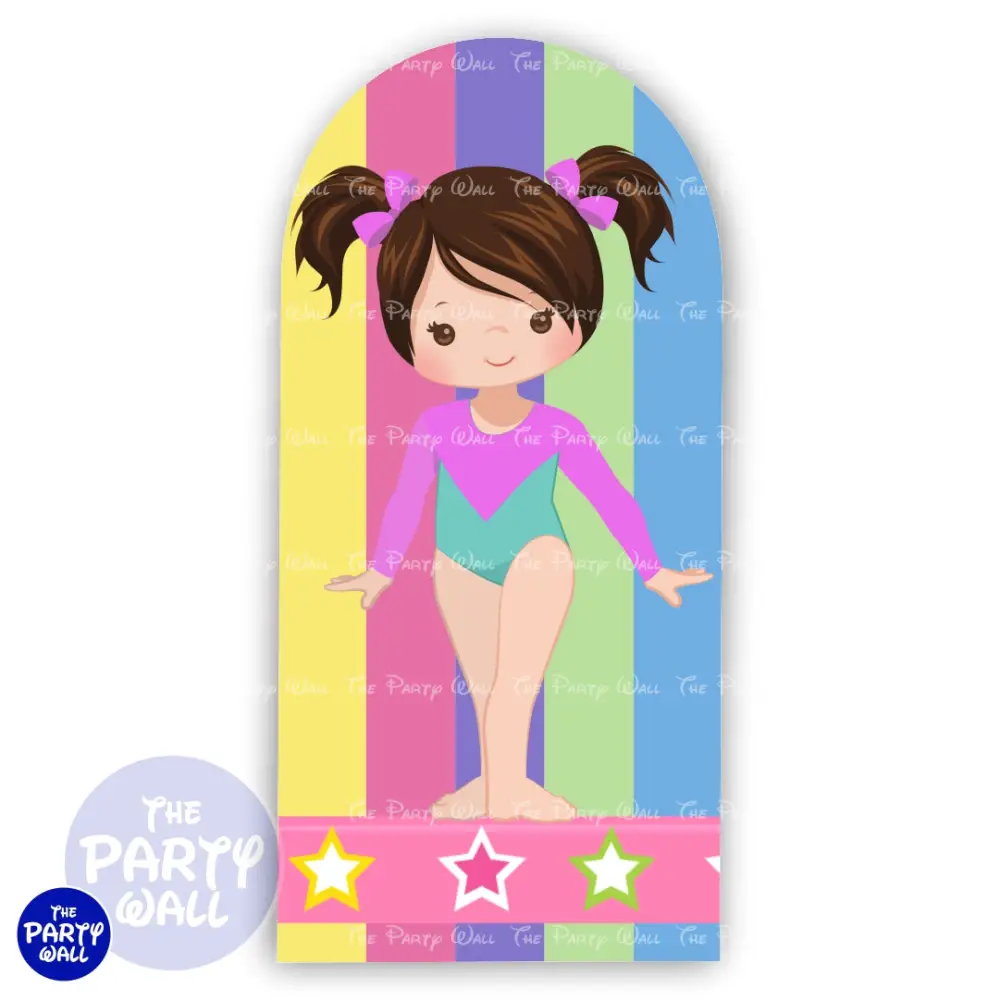 Gimnasta - Funda para mampara de punta redonda o rectangular The Party Wall