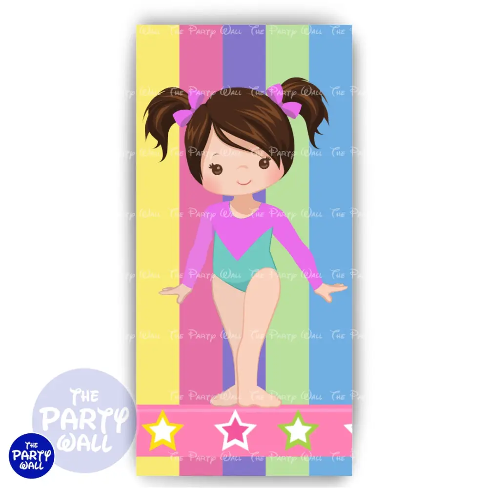 Gimnasta - Funda para mampara de punta redonda o rectangular The Party Wall