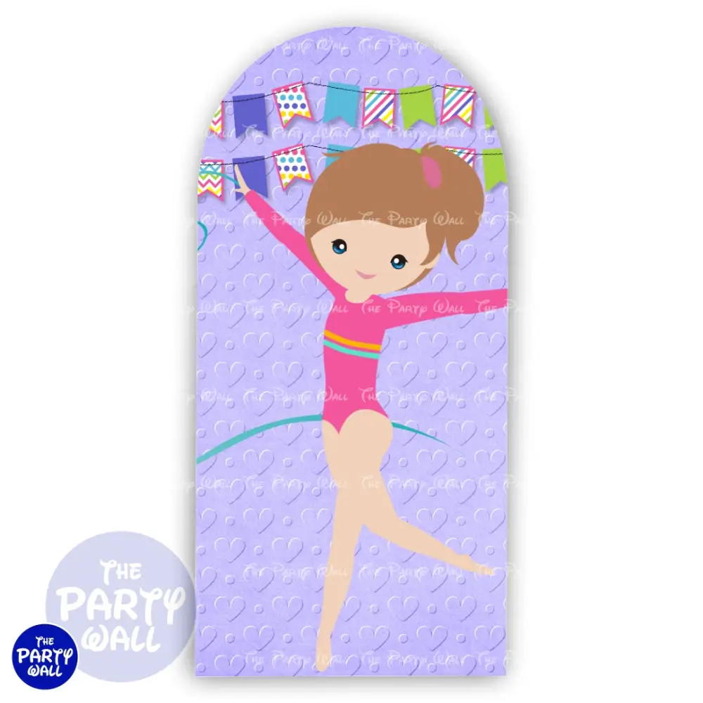 Gimnasta - Funda para mampara de punta redonda o rectangular The Party Wall