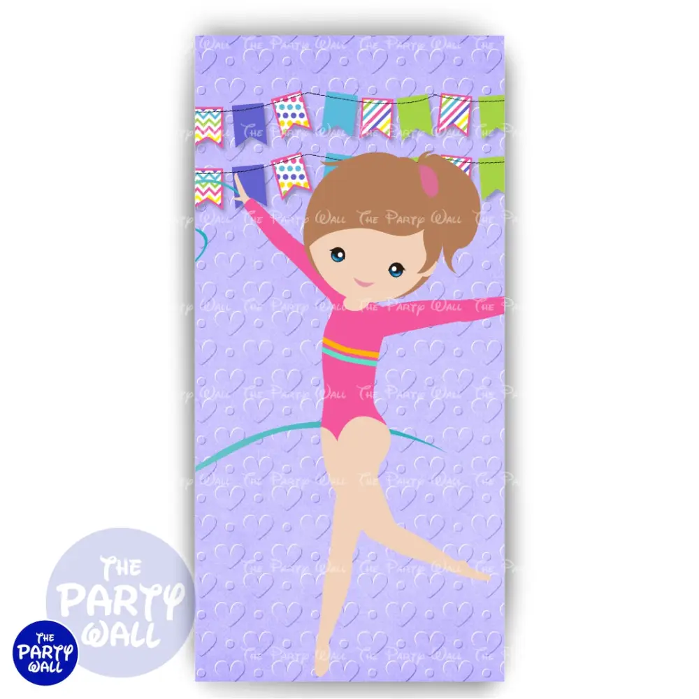 Gimnasta - Funda para mampara de punta redonda o rectangular The Party Wall