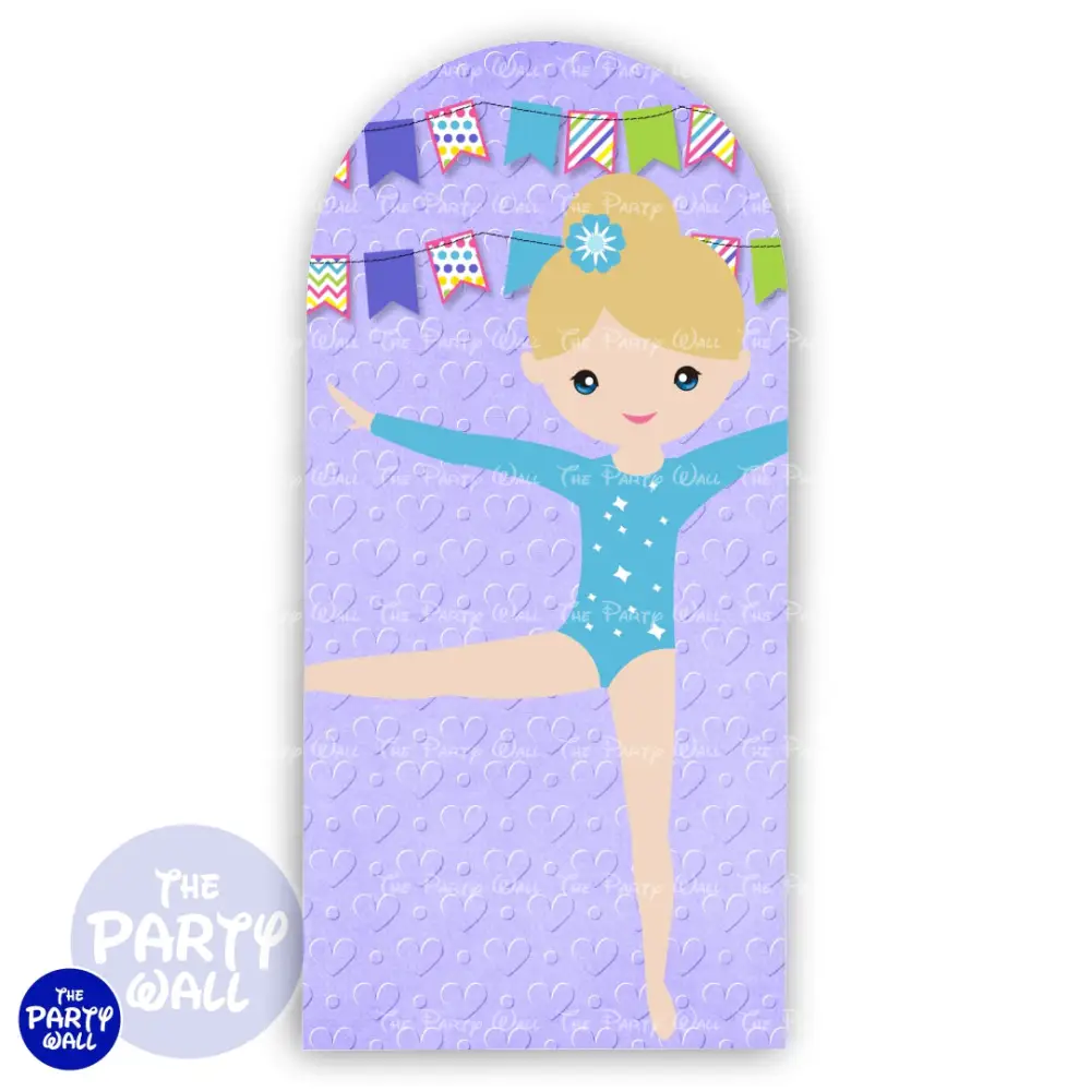 Gimnasta - Funda para mampara de punta redonda o rectangular The Party Wall