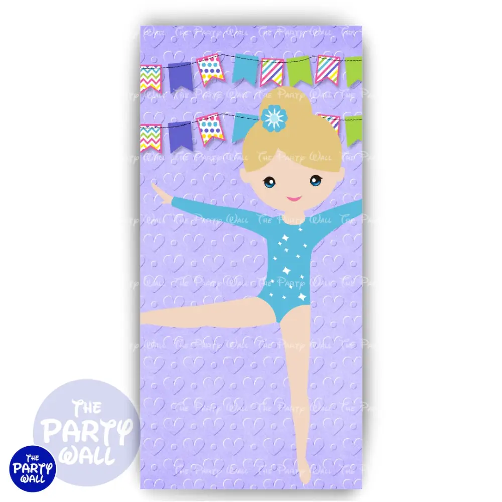 Gimnasta - Funda para mampara de punta redonda o rectangular The Party Wall