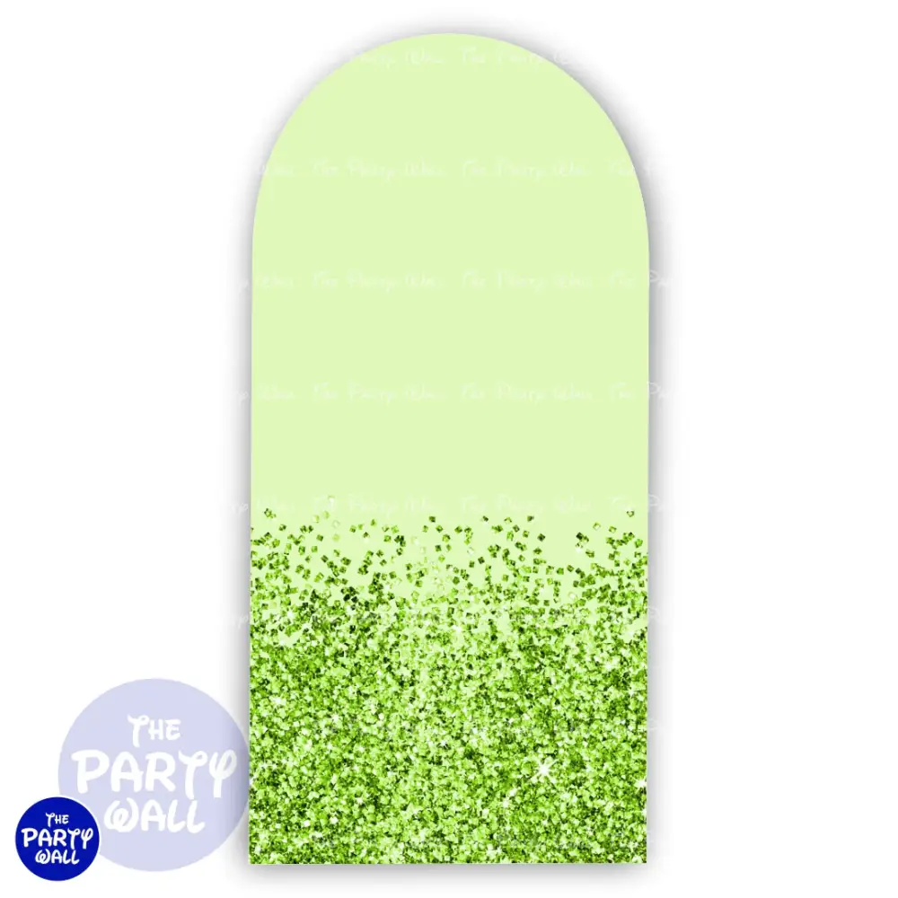 Glitter - Funda para mampara de punta redonda o rectangular The Party Wall