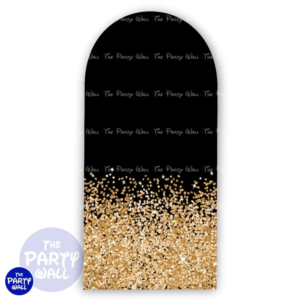 Glitter - Funda para mampara de punta redonda o rectangular The Party Wall