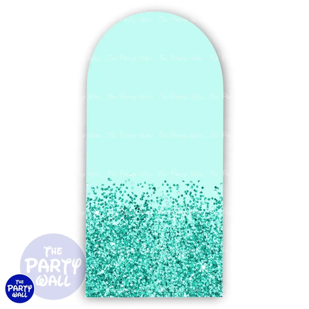 Glitter - Funda para mampara de punta redonda o rectangular The Party Wall
