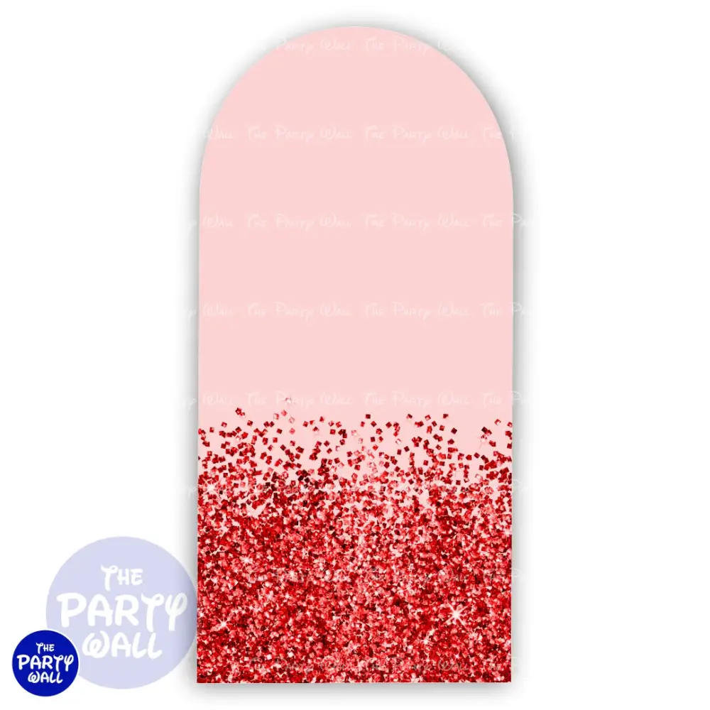 Glitter - Funda para mampara de punta redonda o rectangular The Party Wall