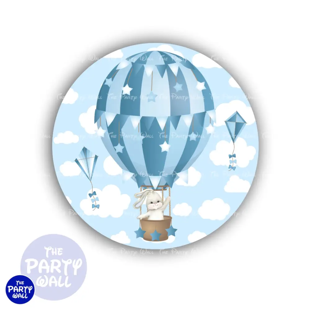 Globo Aerostático - Funda para mampara circular The Party Wall