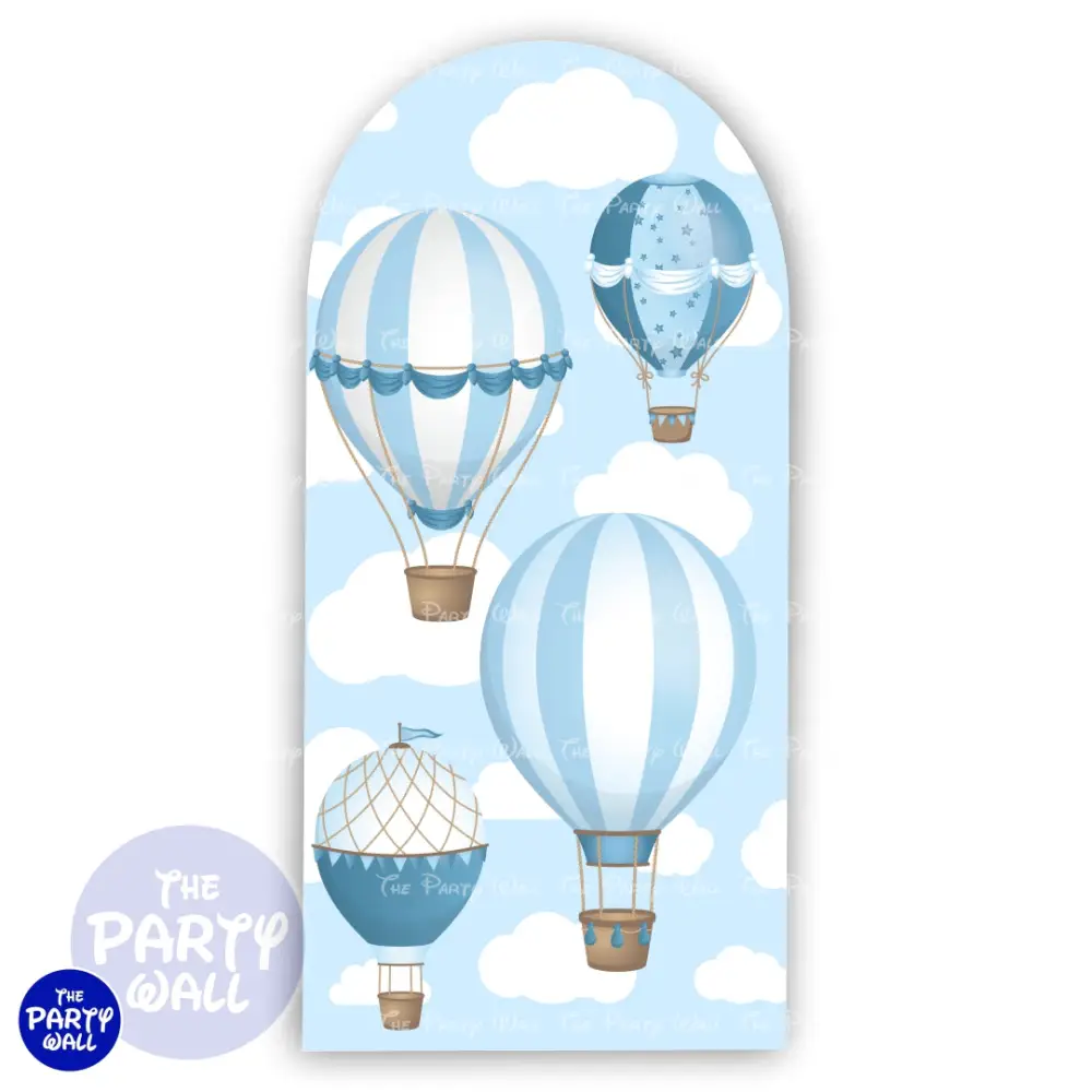 Globo Aerostático - Funda para mampara de punta redonda o rectangular The Party Wall