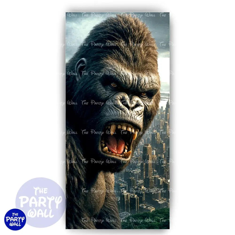 Godzilla vs. King Kong - Funda para mampara de punta redonda o rectangular The Party Wall