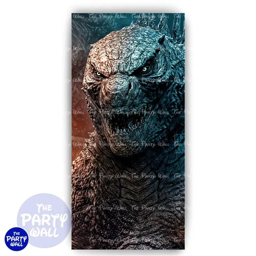 Godzilla vs. King Kong - Funda para mampara de punta redonda o rectangular The Party Wall