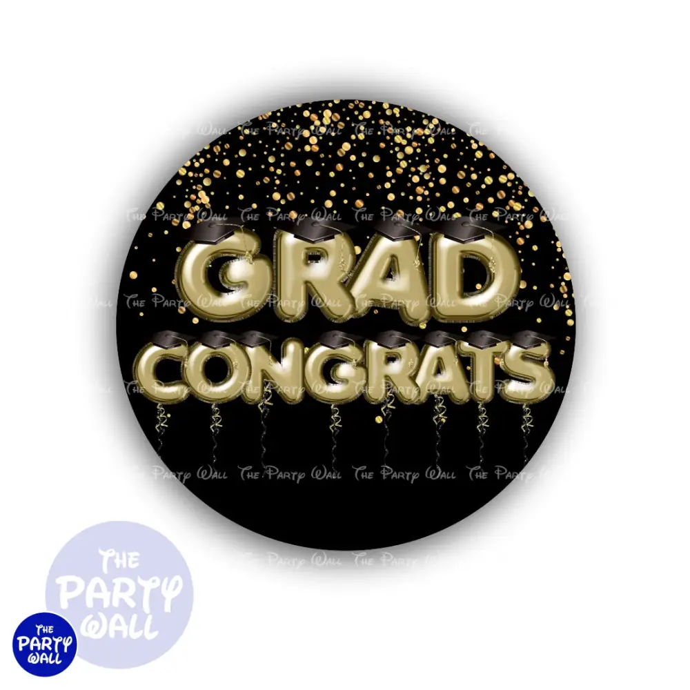 Graduación - Funda para mampara circular The Party Wall