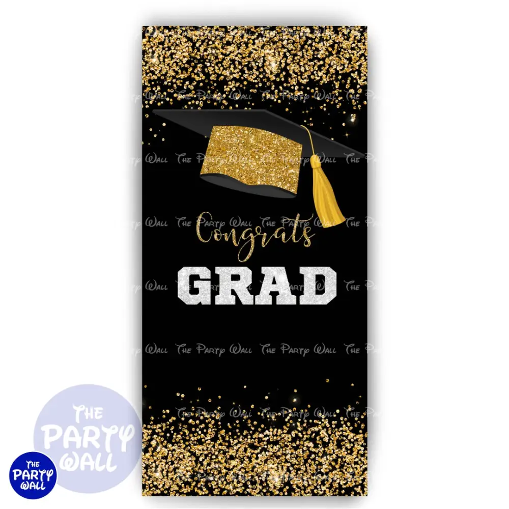 Graduación - Funda para mampara de punta redonda o rectangular The Party Wall