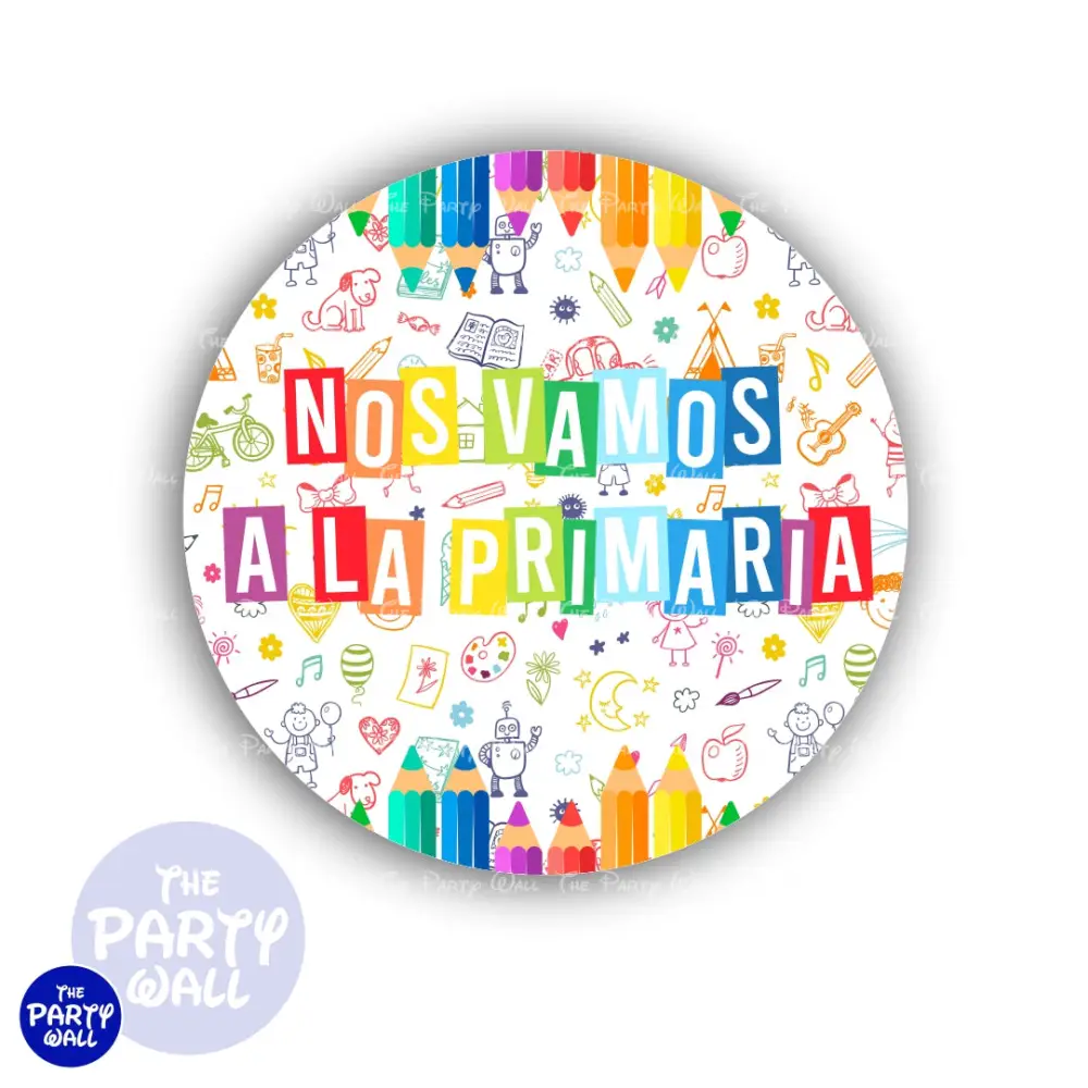 Graduación Kindergarten - Funda para mampara circular The Party Wall
