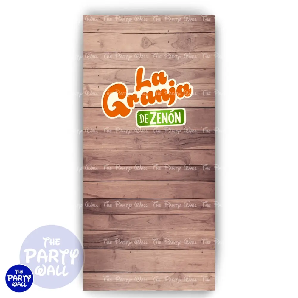 La Granja de Zenón - Funda para mampara de punta redonda o rectangular The Party Wall