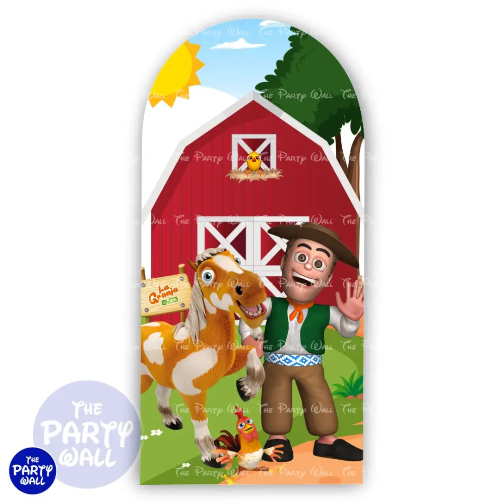 La Granja de Zenón - Funda para mampara de punta redonda o rectangular The Party Wall