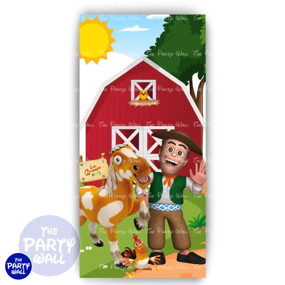 La Granja de Zenón - Funda para mampara de punta redonda o rectangular The Party Wall
