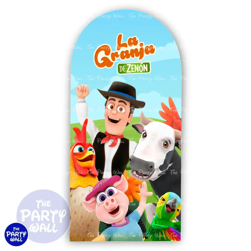 La Granja de Zenón - Funda para mampara de punta redonda o rectangular The Party Wall