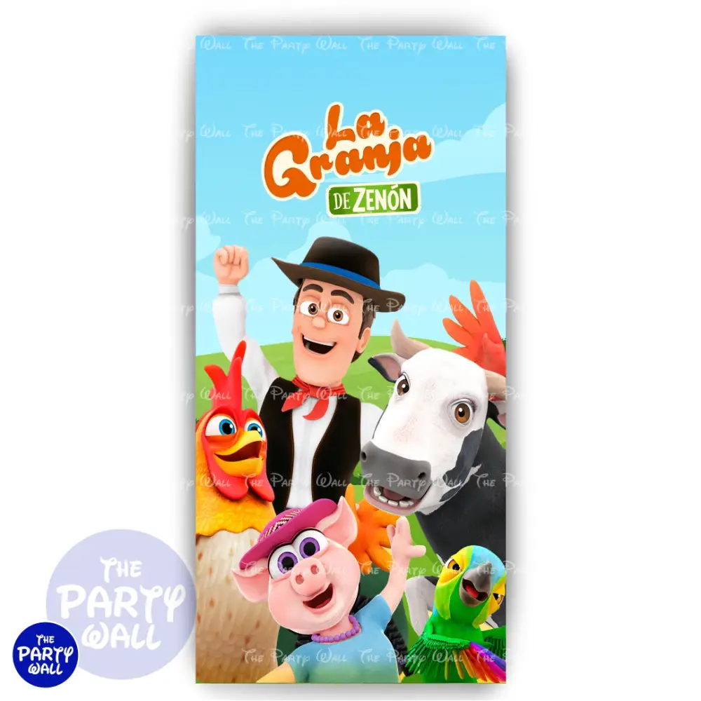 La Granja de Zenón - Funda para mampara de punta redonda o rectangular The Party Wall