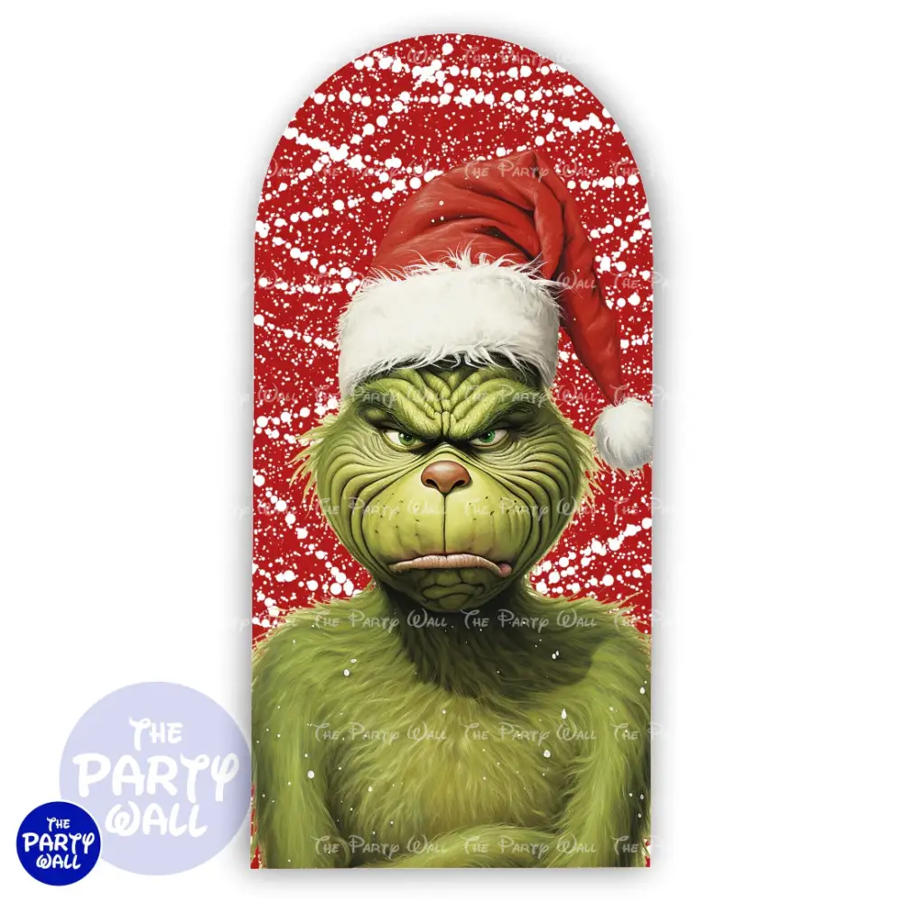Grinch - Funda para mampara de punta redonda o rectangular The Party Wall