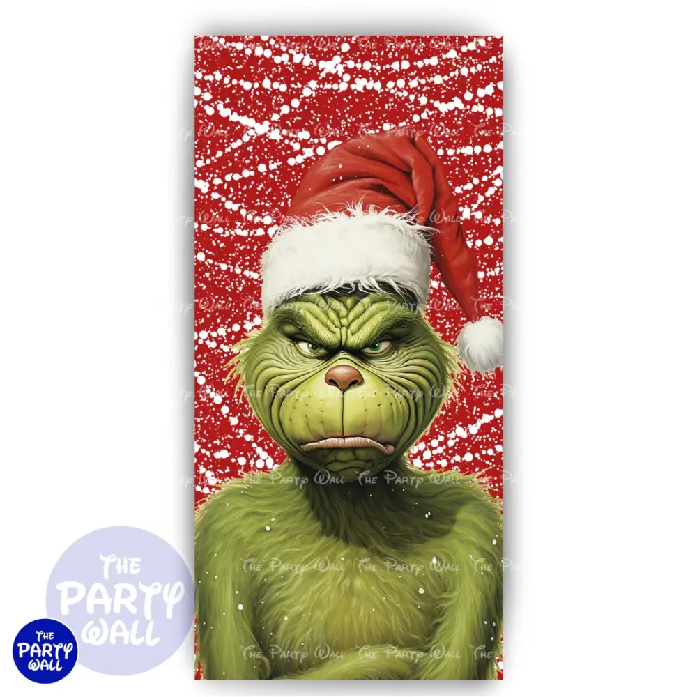 Grinch - Funda para mampara de punta redonda o rectangular The Party Wall