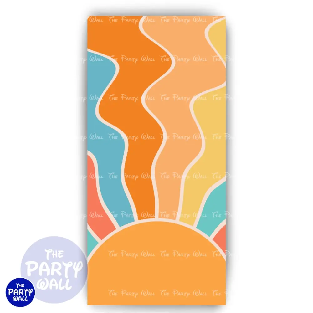 Groovy - Funda para mampara de punta redonda o rectangular The Party Wall