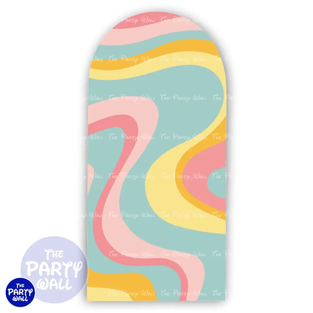 Groovy - Funda para mampara de punta redonda o rectangular The Party Wall