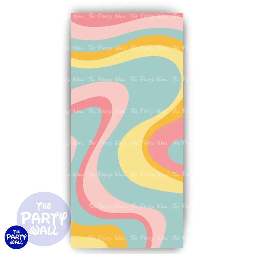 Groovy - Funda para mampara de punta redonda o rectangular The Party Wall