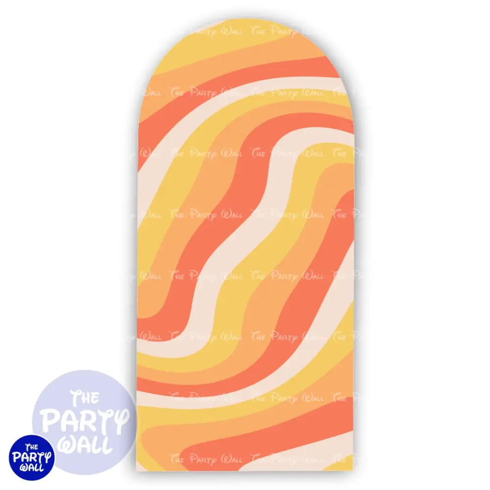 Groovy - Funda para mampara de punta redonda o rectangular The Party Wall
