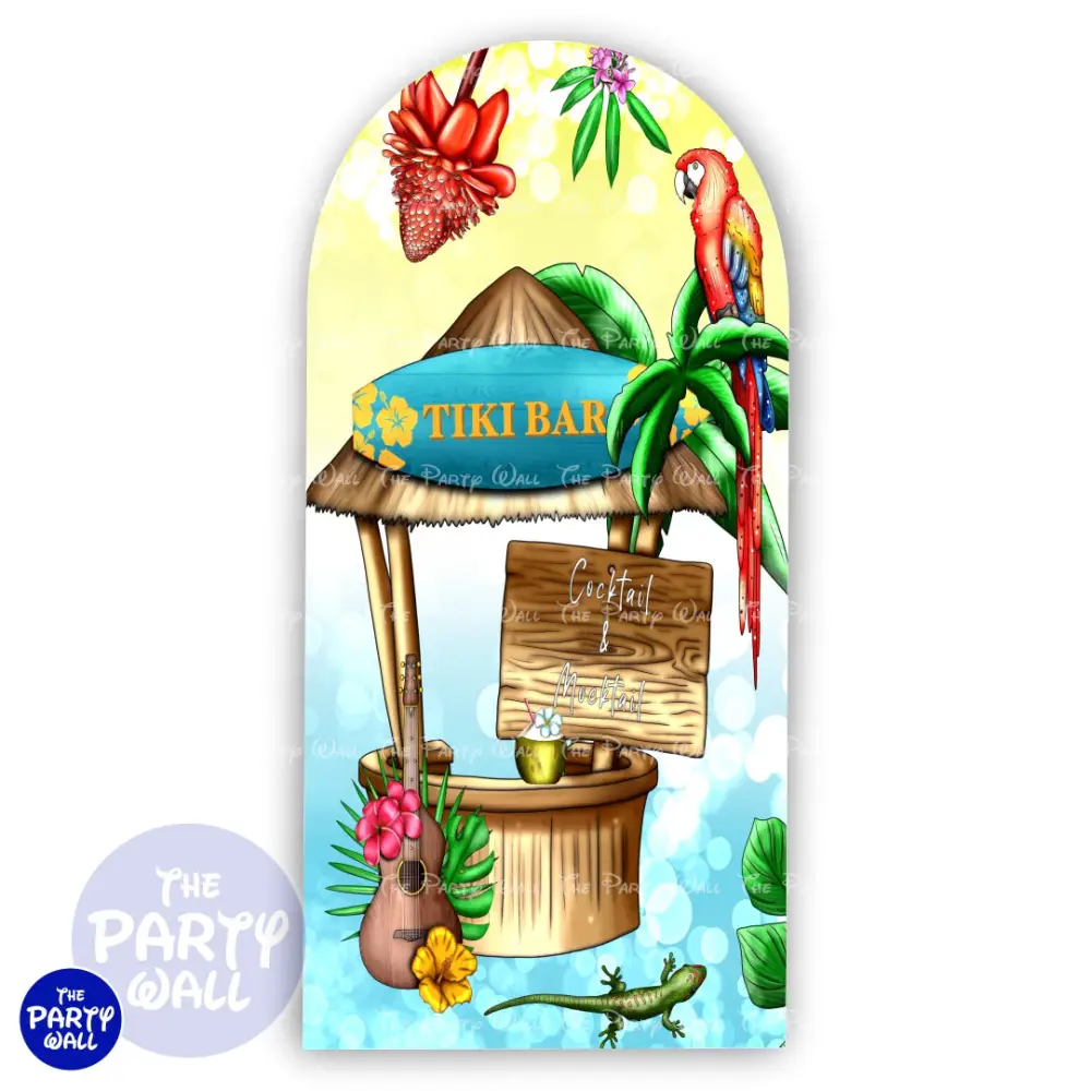 Hawaii - Funda para mampara de punta redonda o rectangular The Party Wall
