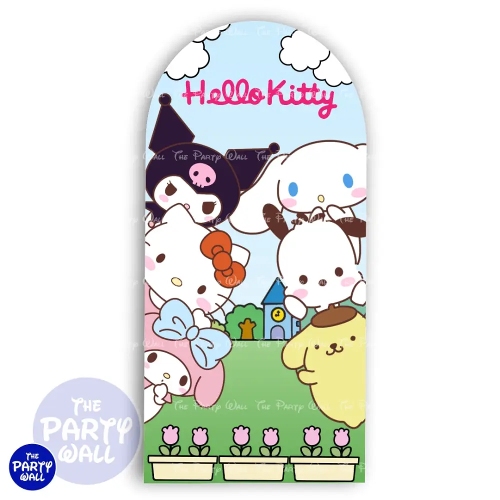 Hello Kitty - Funda para mampara de punta redonda o rectangular The Party Wall