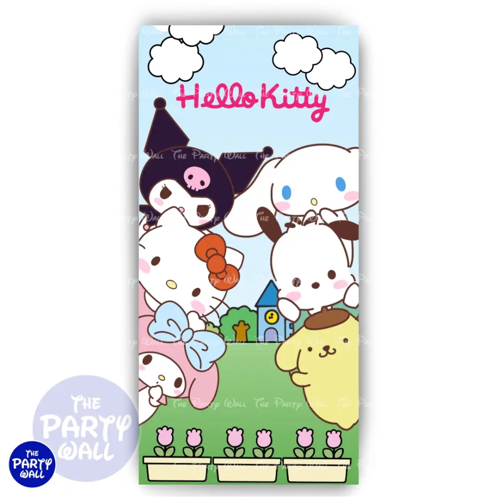 Hello Kitty - Funda para mampara de punta redonda o rectangular The Party Wall