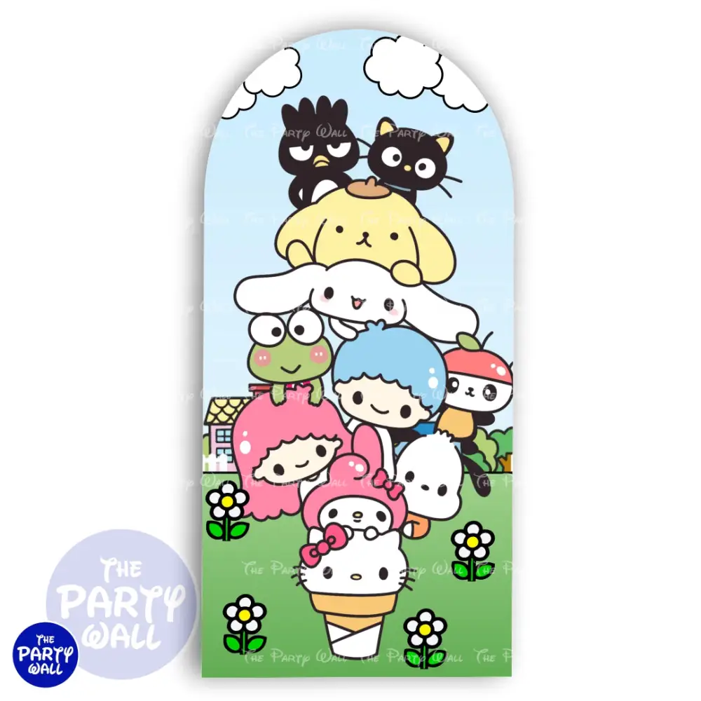 Hello Kitty - Funda para mampara de punta redonda o rectangular The Party Wall