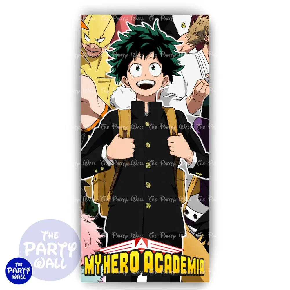 My Hero Academia - Funda para mampara de punta redonda o rectangular The Party Wall