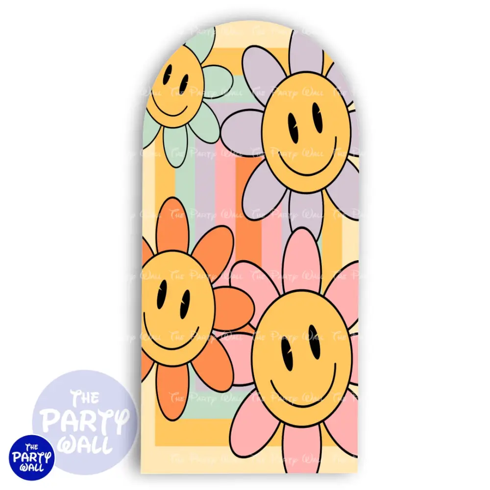 Hippie - Funda para mampara de punta redonda o rectangular The Party Wall