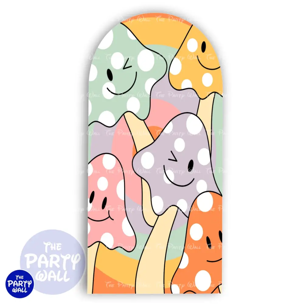 Hippie - Funda para mampara de punta redonda o rectangular The Party Wall