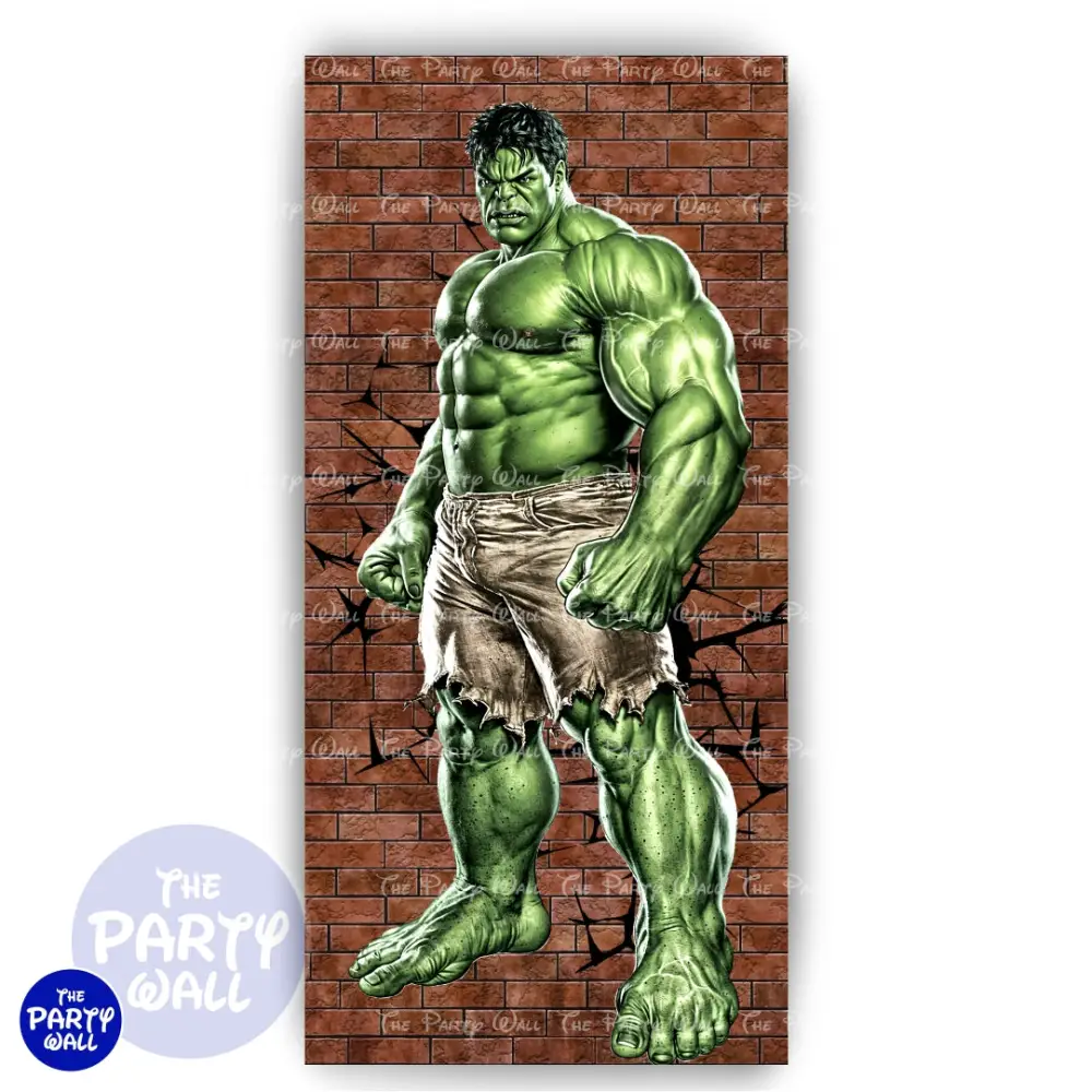 Hulk - Funda para mampara de punta redonda o rectangular The Party Wall