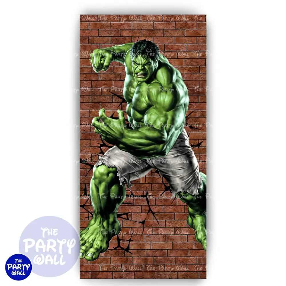 Hulk - Funda para mampara de punta redonda o rectangular The Party Wall