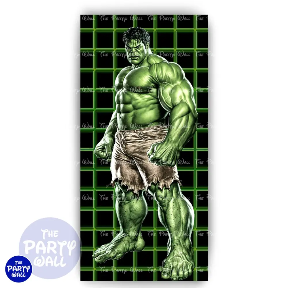 Hulk - Funda para mampara de punta redonda o rectangular The Party Wall
