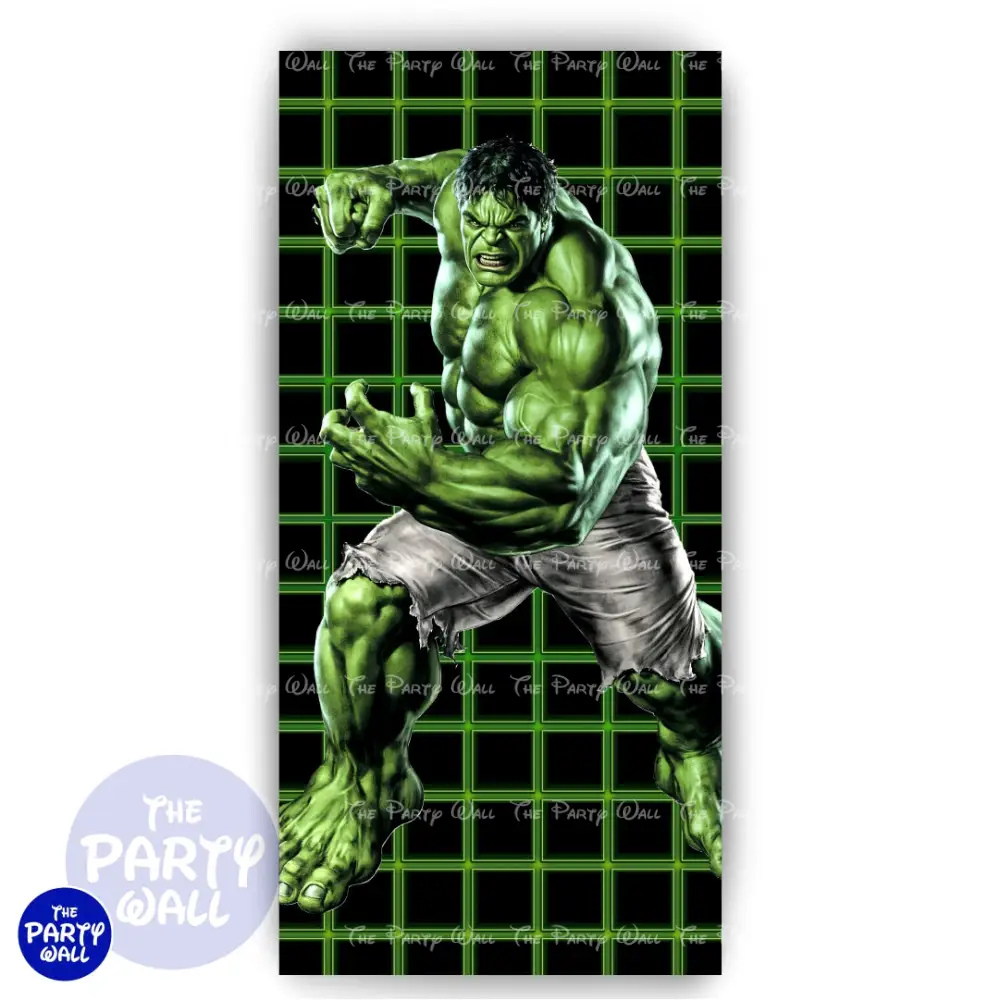 Hulk - Funda para mampara de punta redonda o rectangular The Party Wall