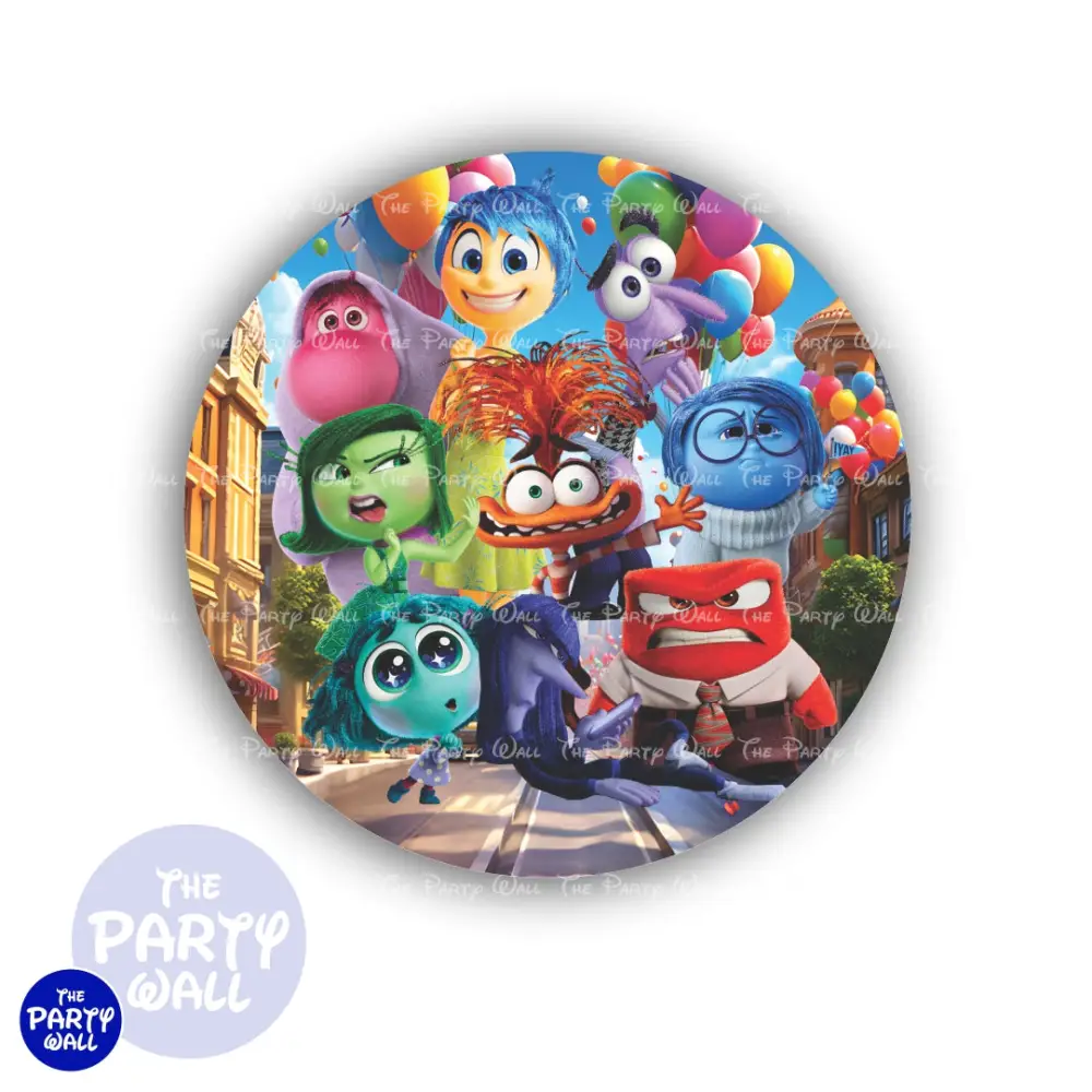 Intensamente - Funda para mampara circular The Party Wall