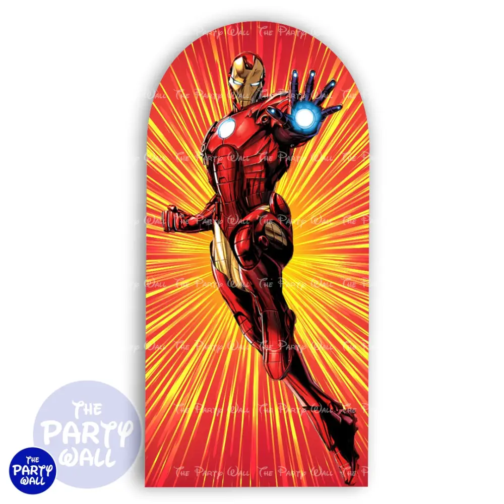 Iron Man - Funda para mampara de punta redonda o rectangular The Party Wall