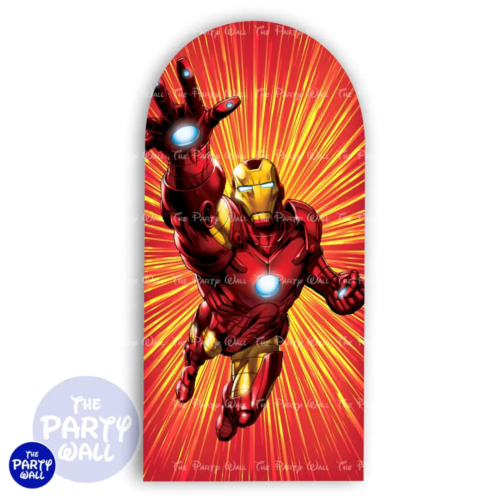 Iron Man - Funda para mampara de punta redonda o rectangular The Party Wall
