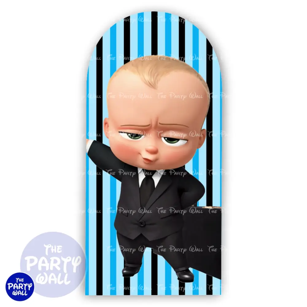 Un Jefe en Pañales/Baby Boss - Funda para mampara de punta redonda o rectangular The Party Wall