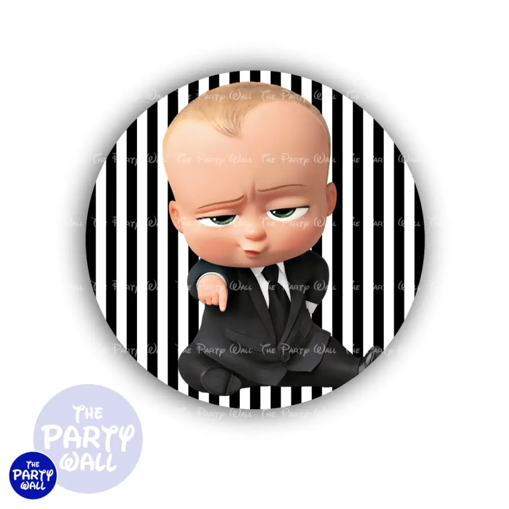 Un Jefe en Pañales/Baby Boss - Funda para mampara circular The Party Wall