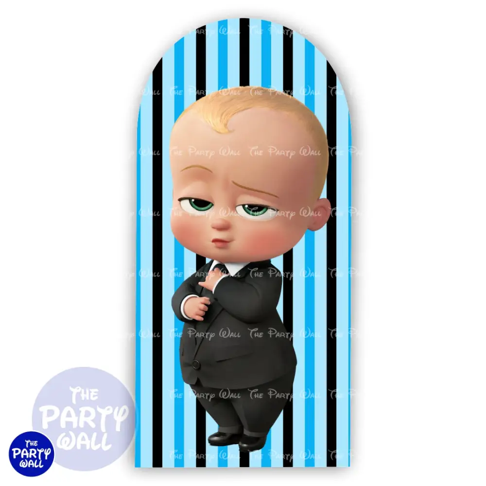 Un Jefe en Pañales/Baby Boss - Funda para mampara de punta redonda o rectangular The Party Wall