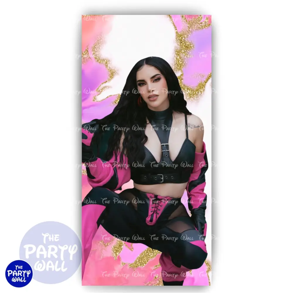 Kimberly Loaiza - Funda para mampara de punta redonda o rectangular The Party Wall