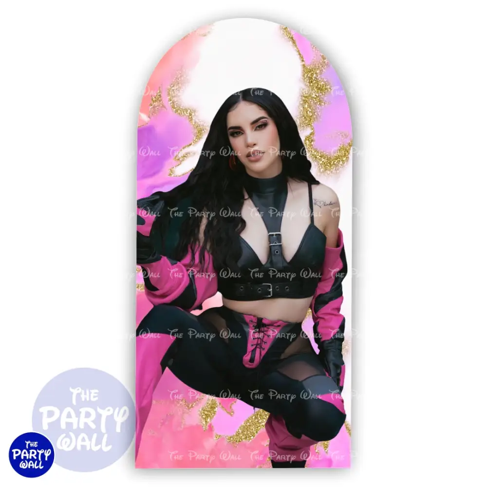 Kimberly Loaiza - Funda para mampara de punta redonda o rectangular The Party Wall