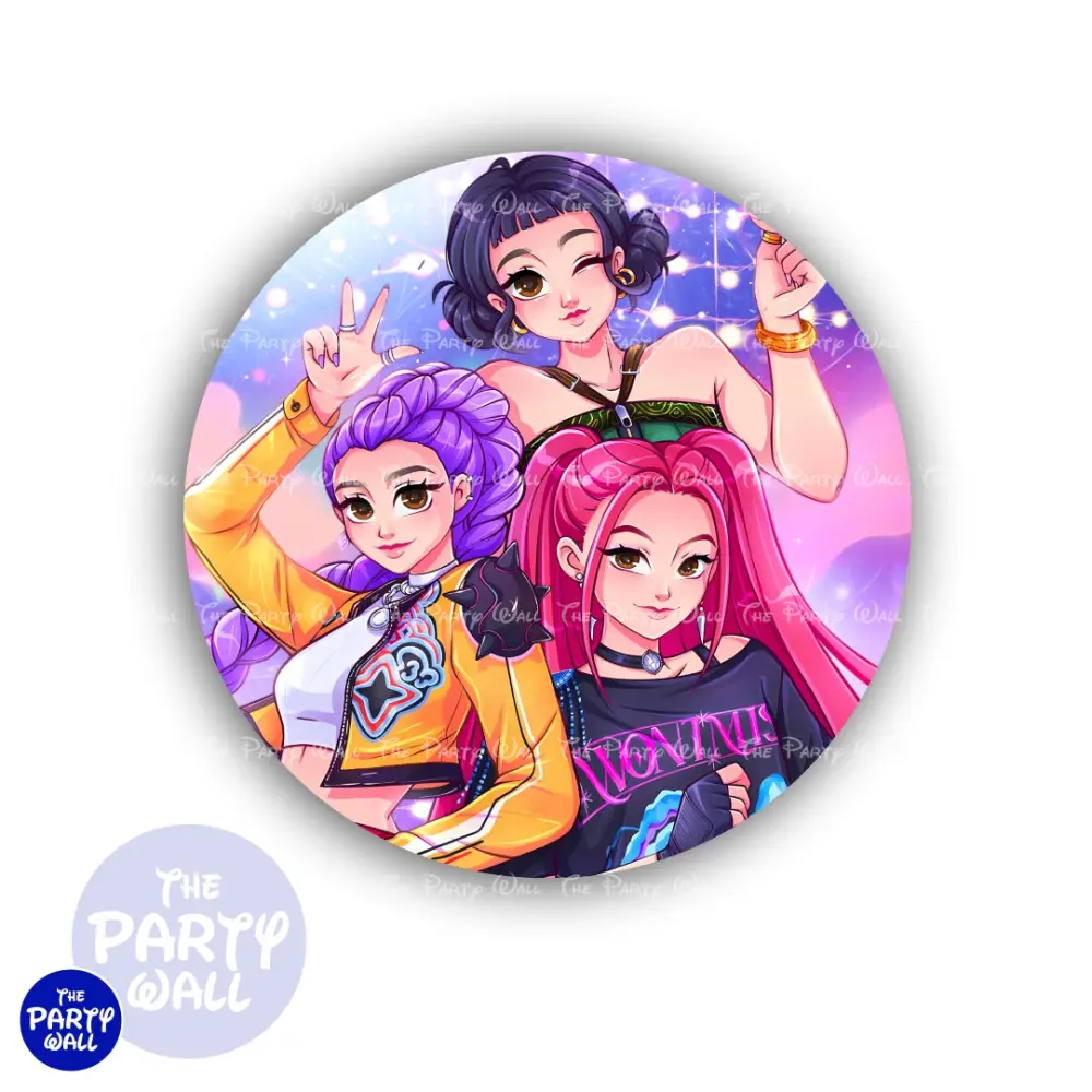KPop Demon Hunters - Funda para mamá circular The Party Wall