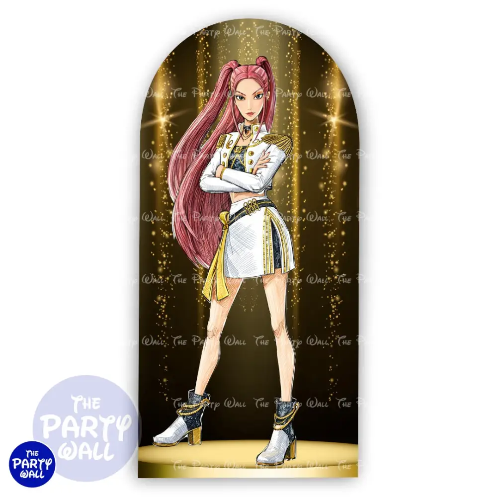 KPop Demon Hunters - Funda para mampara de punta redonda o rectangular The Party Wall